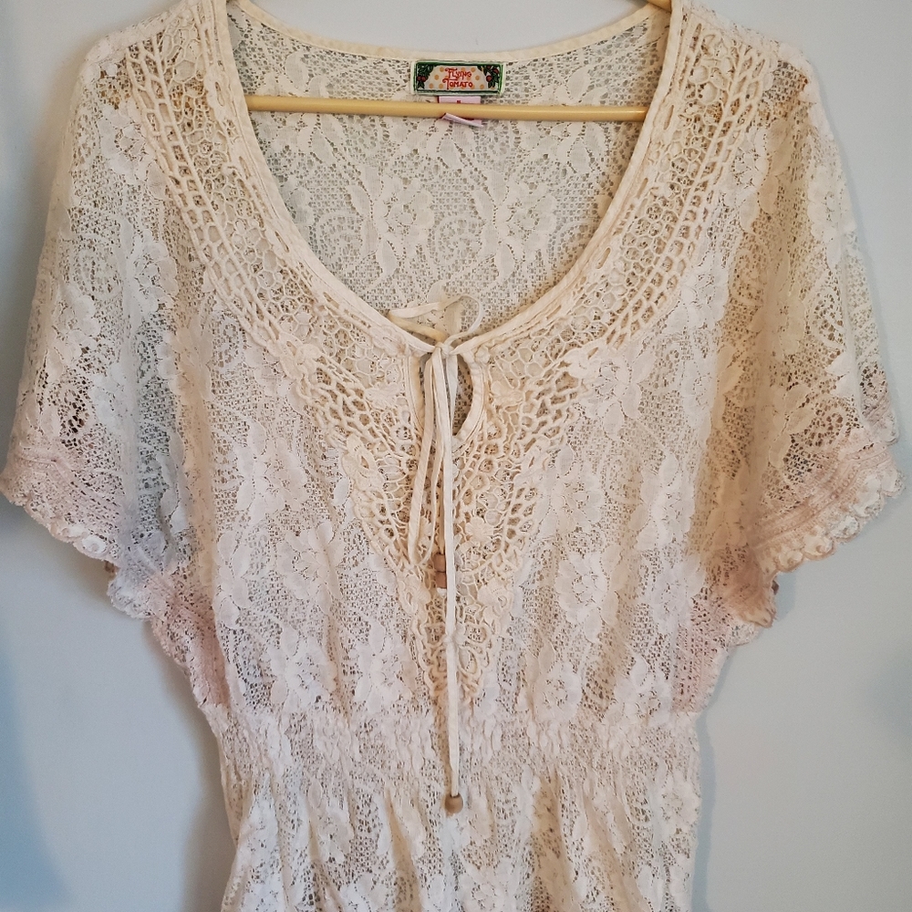 Vintage 70s peasant top
